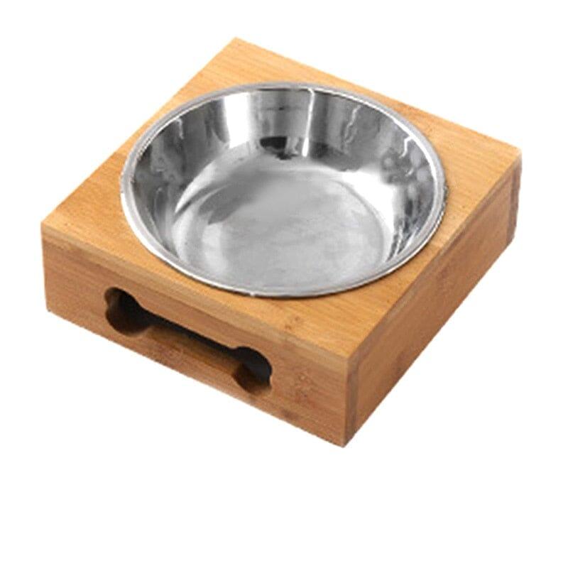 Comedouro para Cachorro Bambu